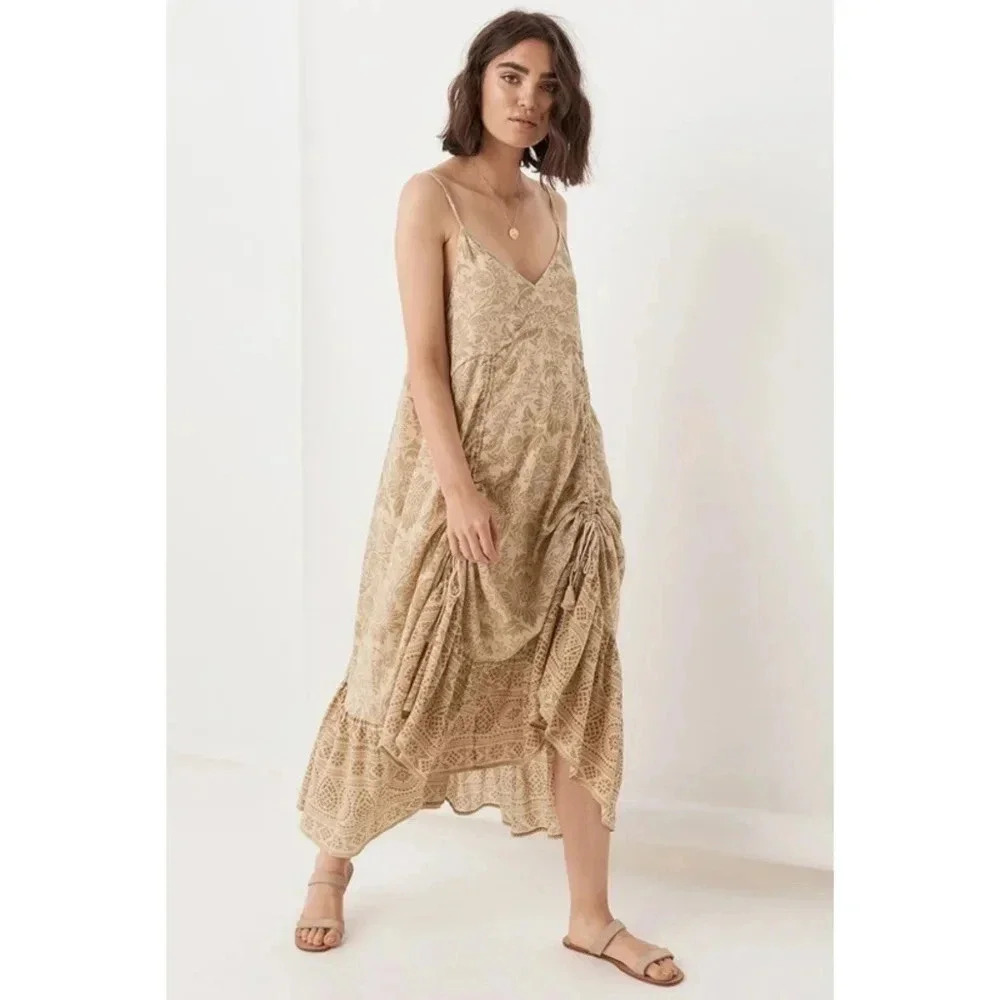 Spell | Lioness Rouched Drawstring Dress - Picture 2 of 5